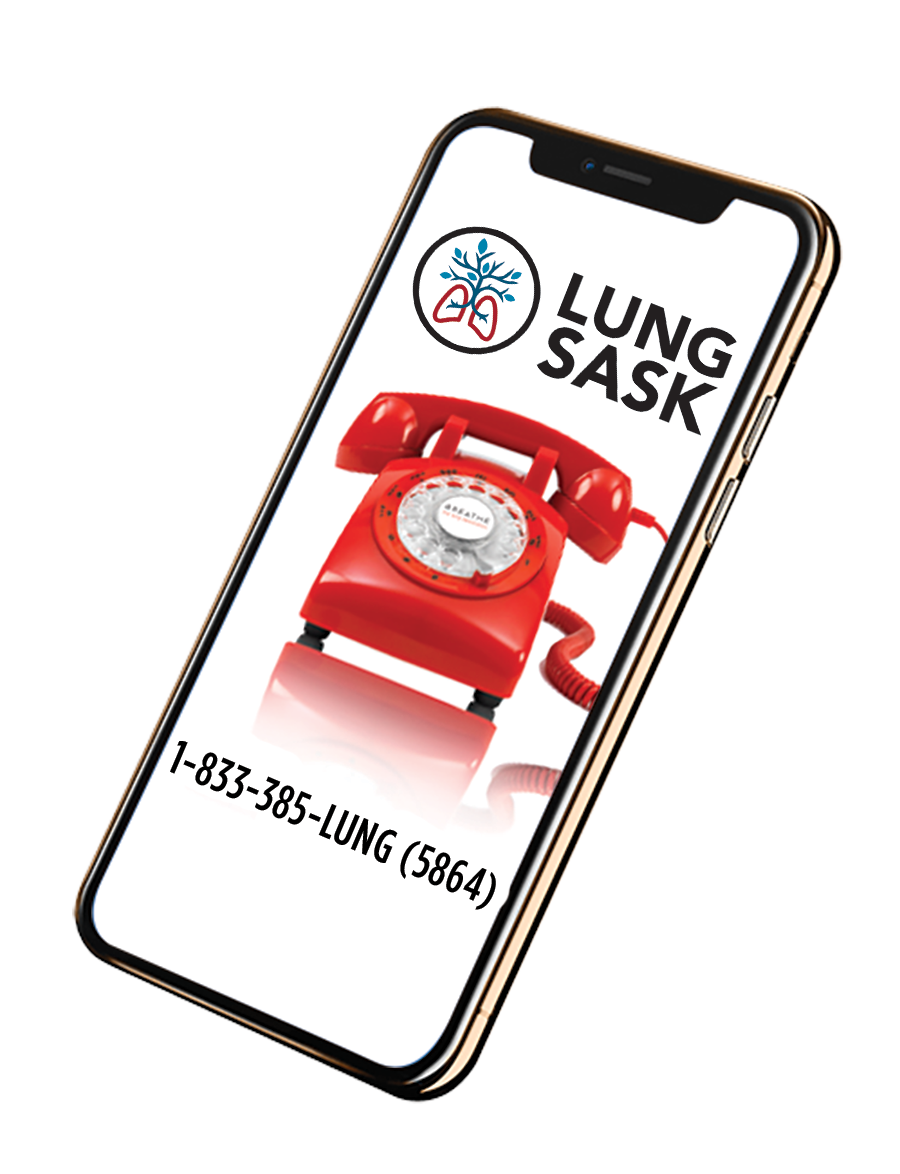Lung Saskatchewan Helpline: 1-833-385-5864