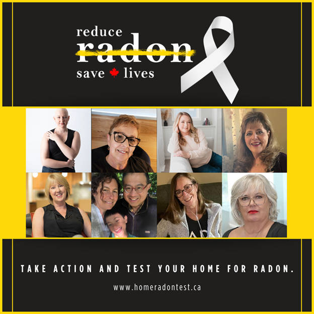 Cover of the CR3 magazine. Reduce radon, save lives.