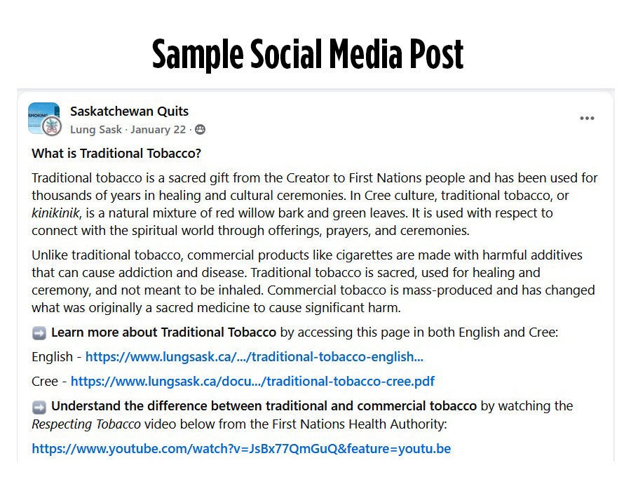 Traditional Tobacco