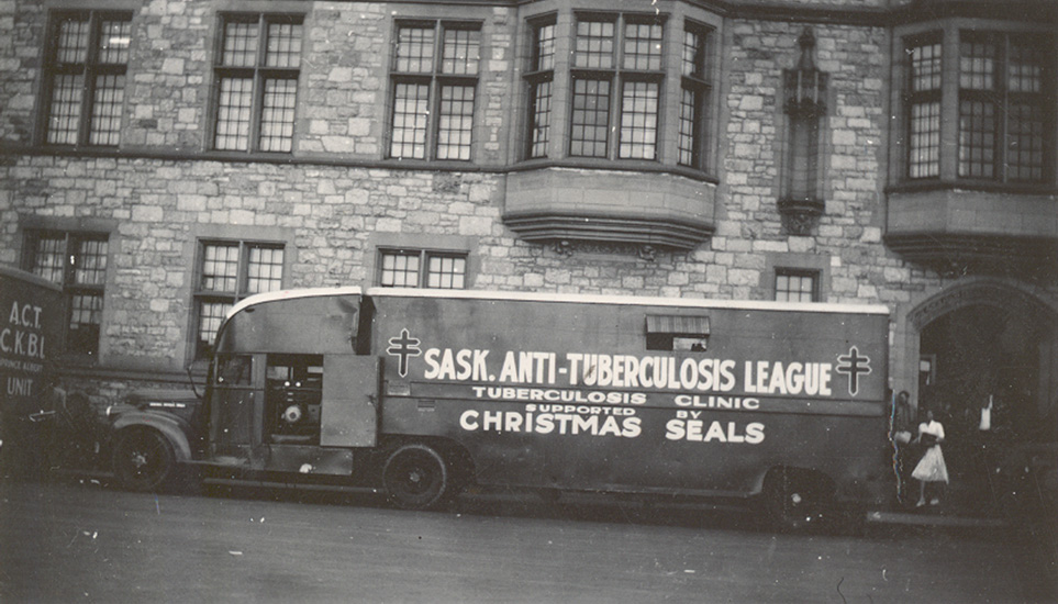 Saskatchewan Anti-TB Truck at Sanatorium